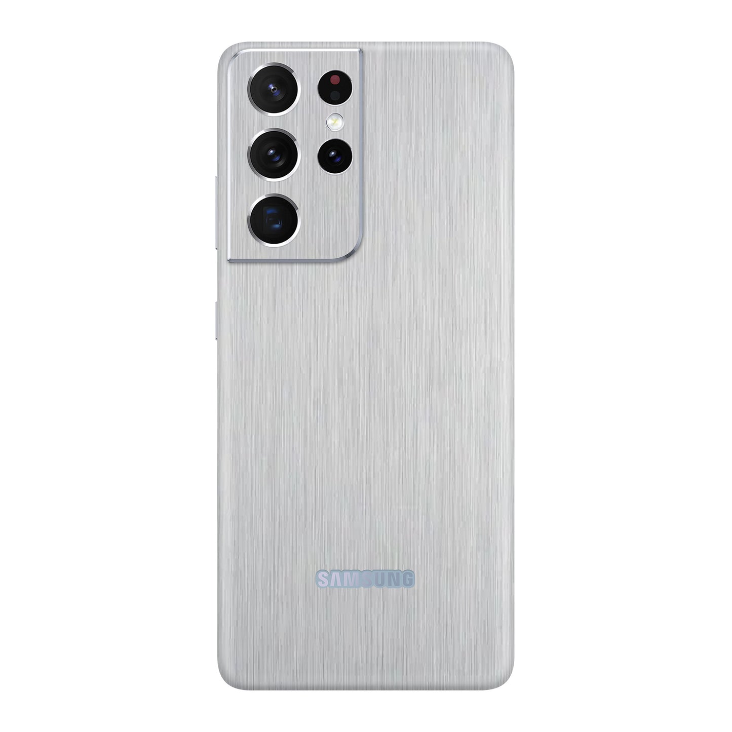 Folie de protectie Samsung Galaxy S21 Ultra, eSkins Elegans, Skin Metalic Gri