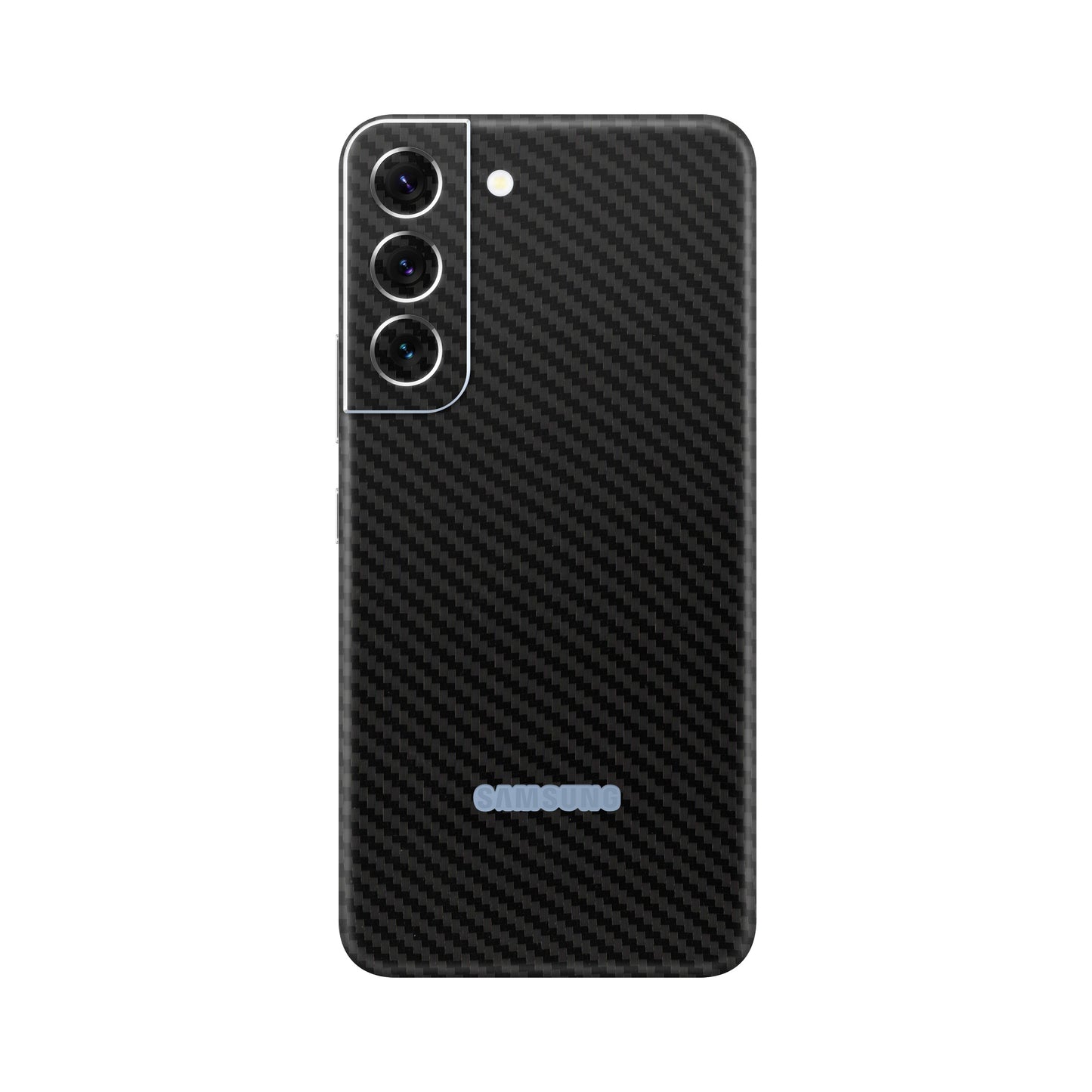Folie de protectie Samsung Galaxy S22, eSkins Elegans, Skin Carbon Negru