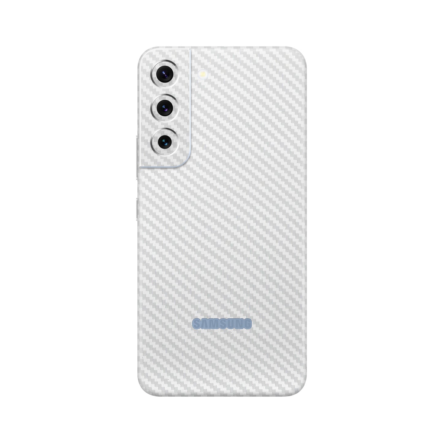 Folie de protectie Samsung Galaxy S22, eSkins Elegans, Skin Carbon Alb