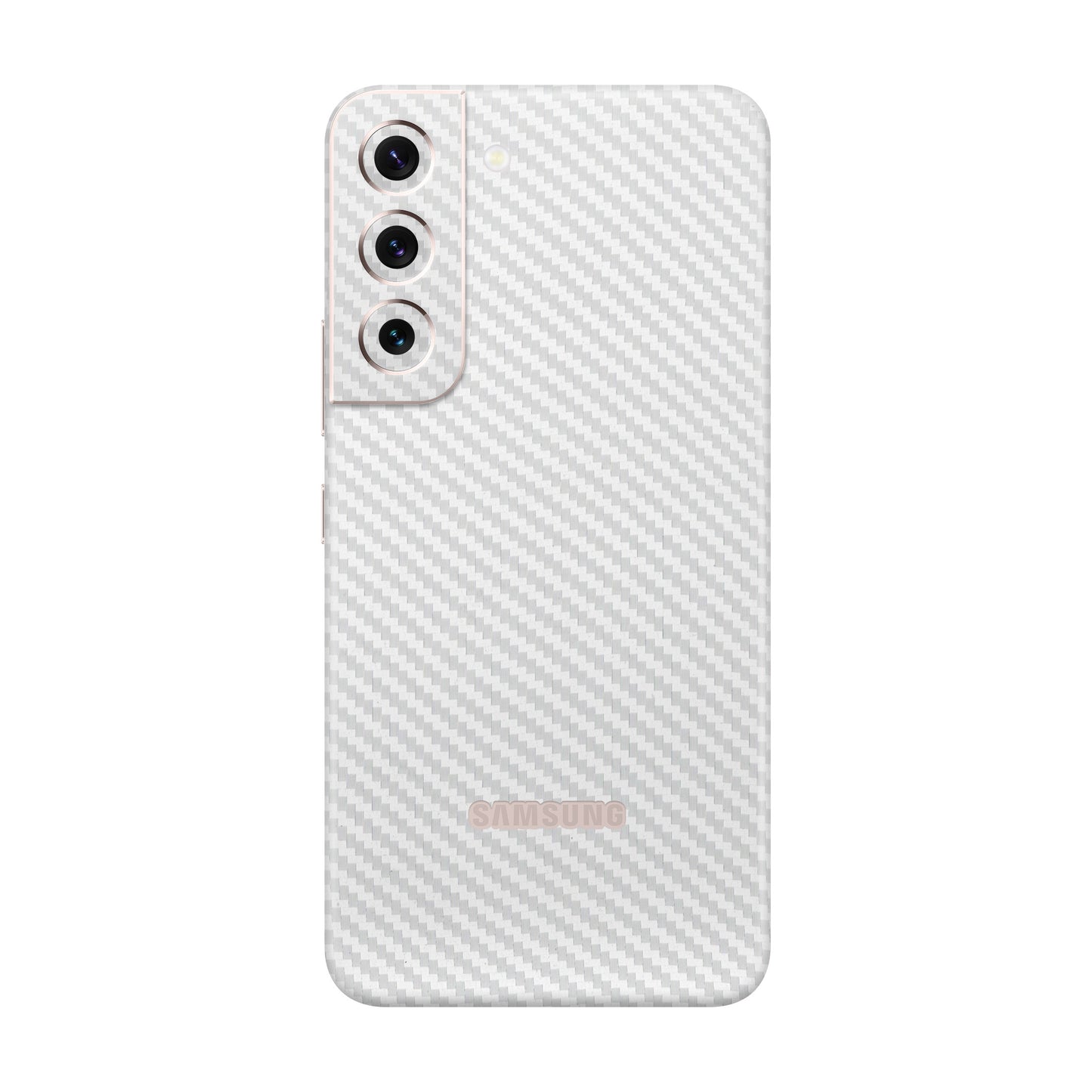 Skin Samsung Galaxy S22 Plus, Carbon 3D White