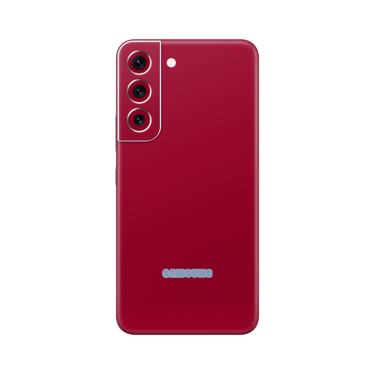 Folie de protectie Samsung Galaxy S22, eSkins Unique, Skin Mat Rosu