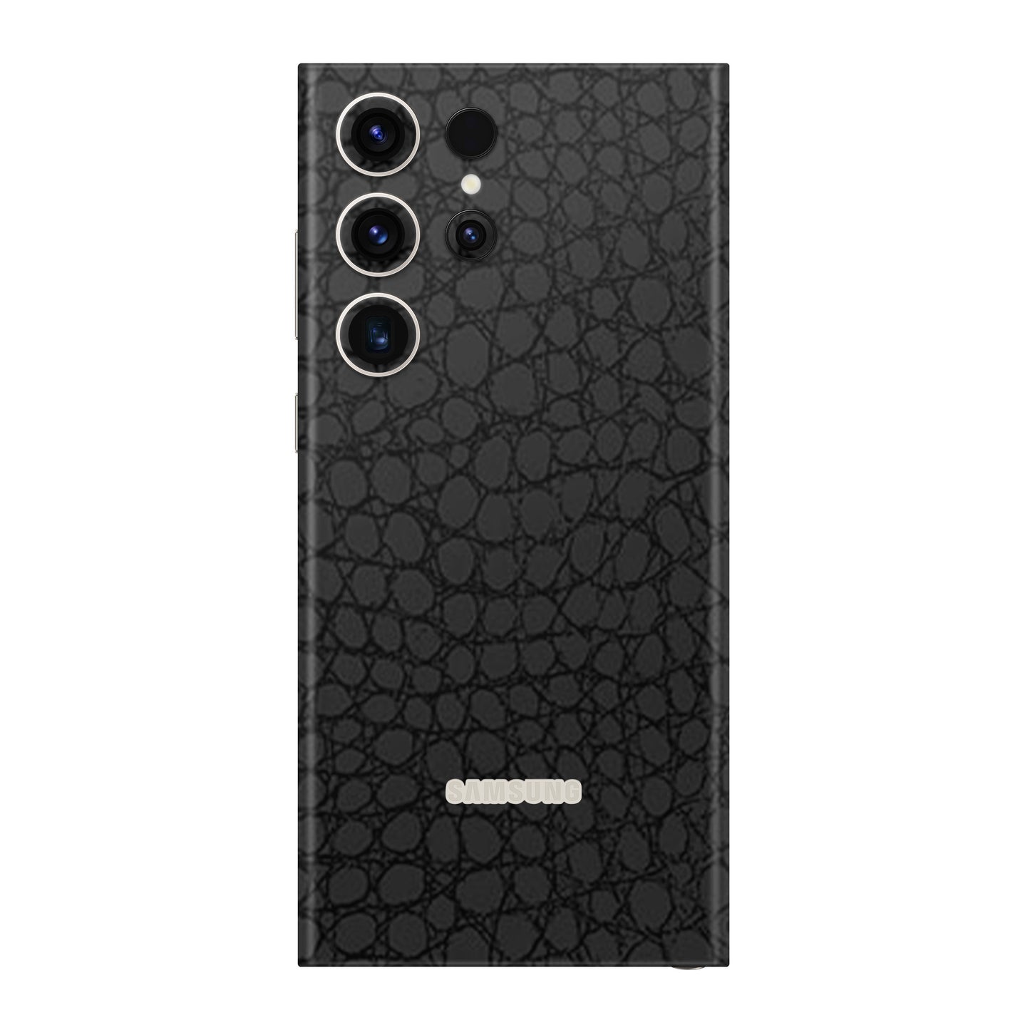 Skin Samsung Galaxy S22 Ultra, Croco 3D Black