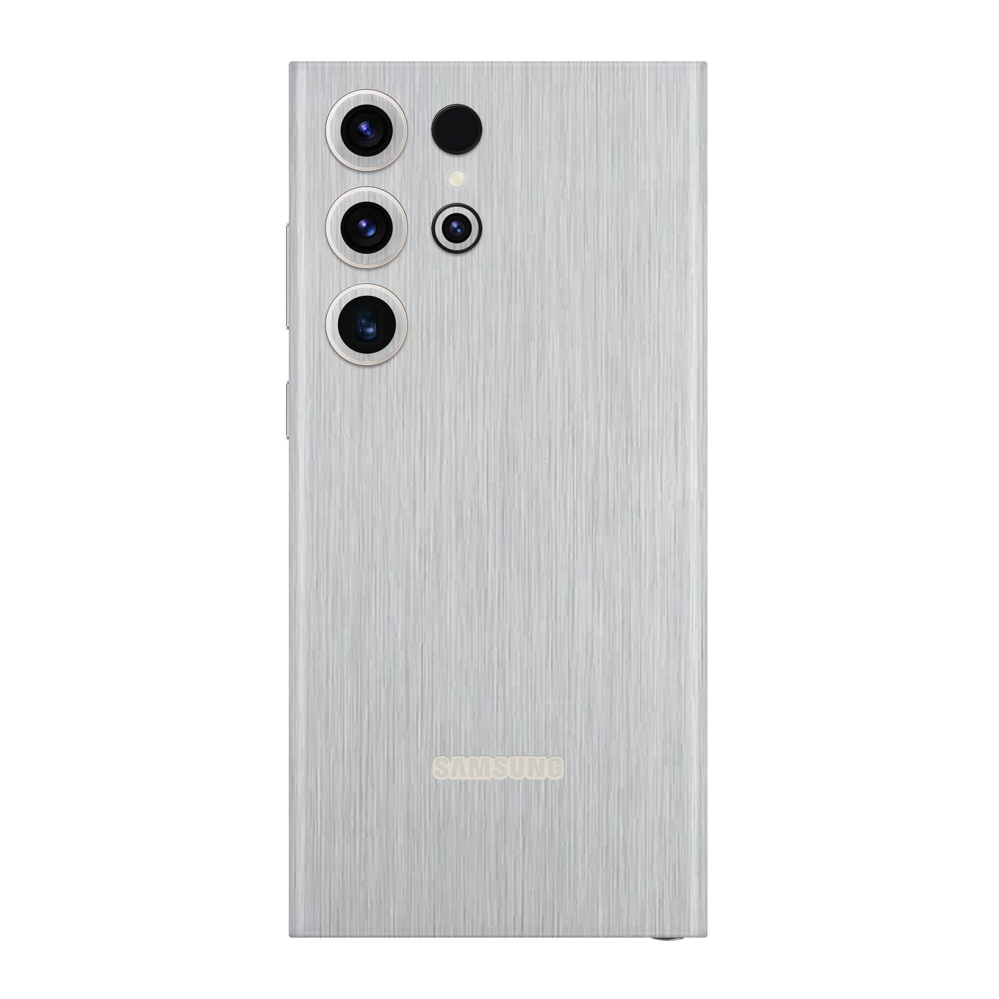 Folie de protectie Samsung Galaxy S22 Ultra, eSkins Elegans, Skin Metalic Gri