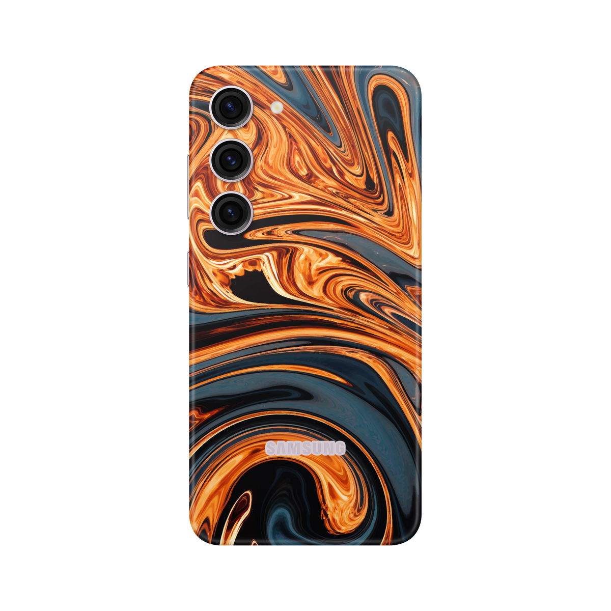 Folie de protectie pentru Samsung Galaxy S23, eSkins Signature, Skin Amber Blaze
