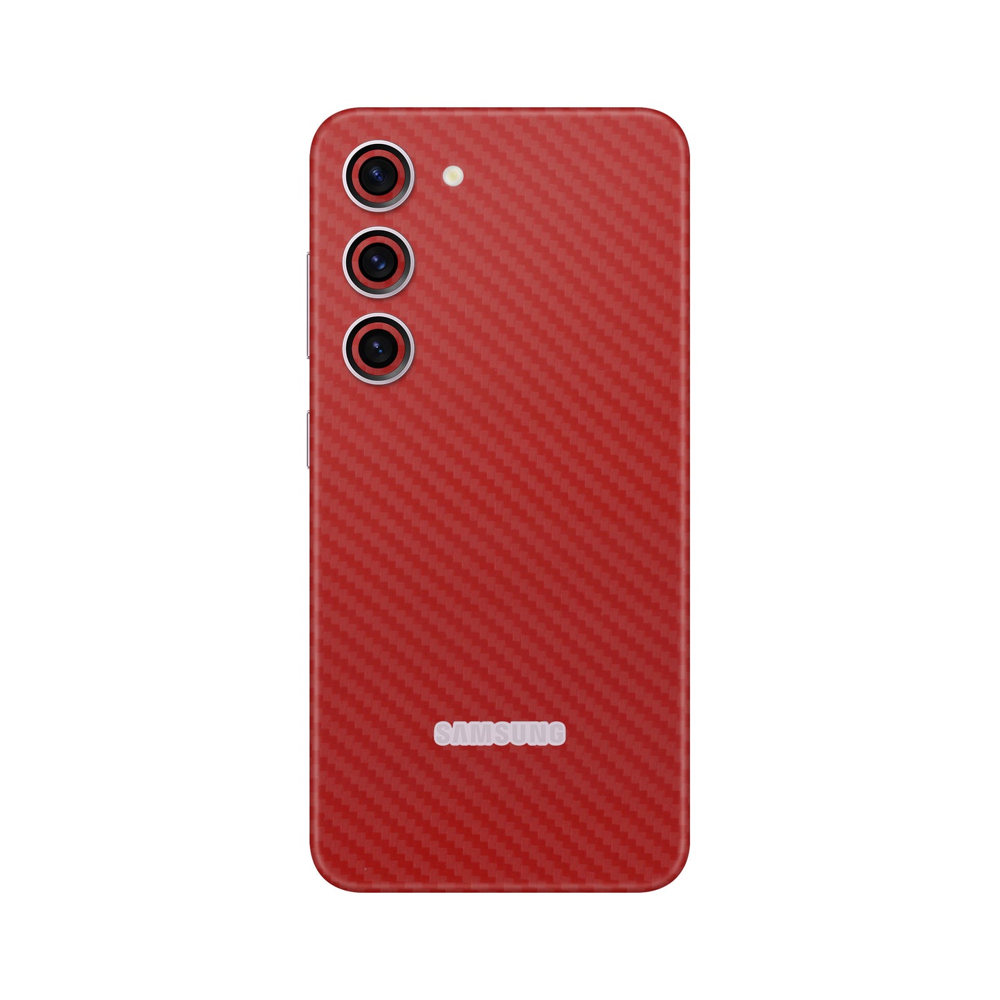 Skin Samsung Galaxy S23, Carbon 3D Red