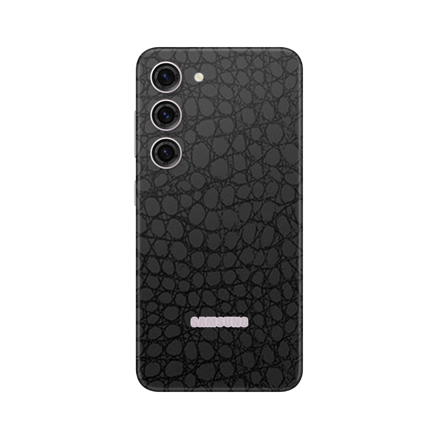 Skin Samsung Galaxy S23, Croco 3D Black