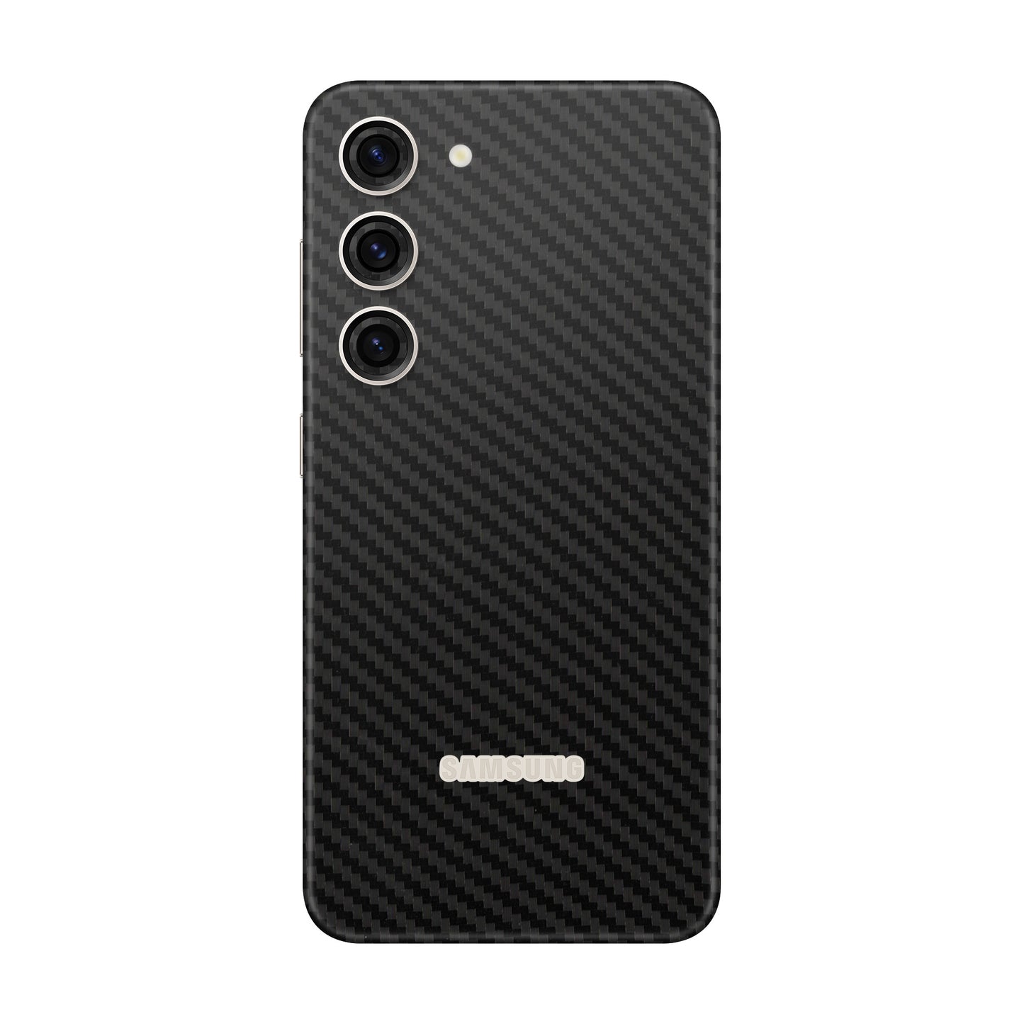 Folie de protectie Samsung Galaxy S23 FE, eSkins Elegans, Skin Carbon Negru