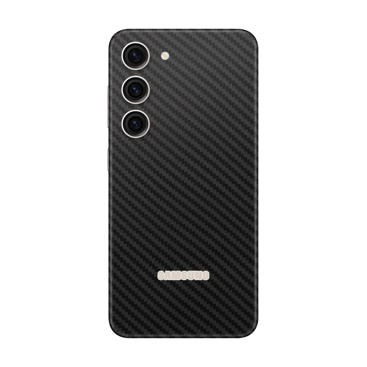 Folie de protectie pentru Samsung Galaxy S23 FE, eSkins Elegans, Skin Carbon Negru