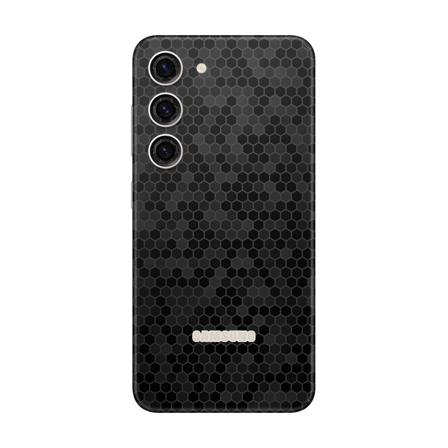 Folie de protectie Samsung Galaxy S23 FE, eSkins Elegans, Skin Honeycomb Negru