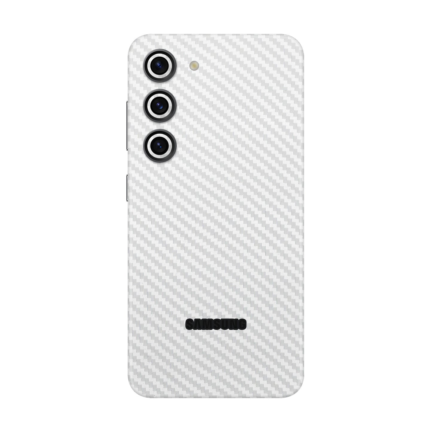Skin Samsung Galaxy S23 Plus, Carbon 3D White