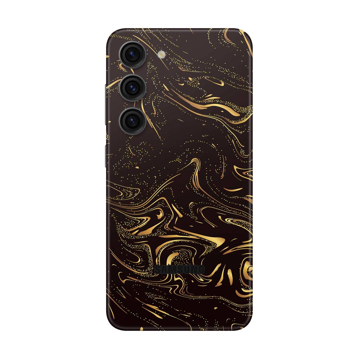 Folie de protectie pentru Samsung Galaxy S23 Plus, eSkins Signature, Skin Golden Noir