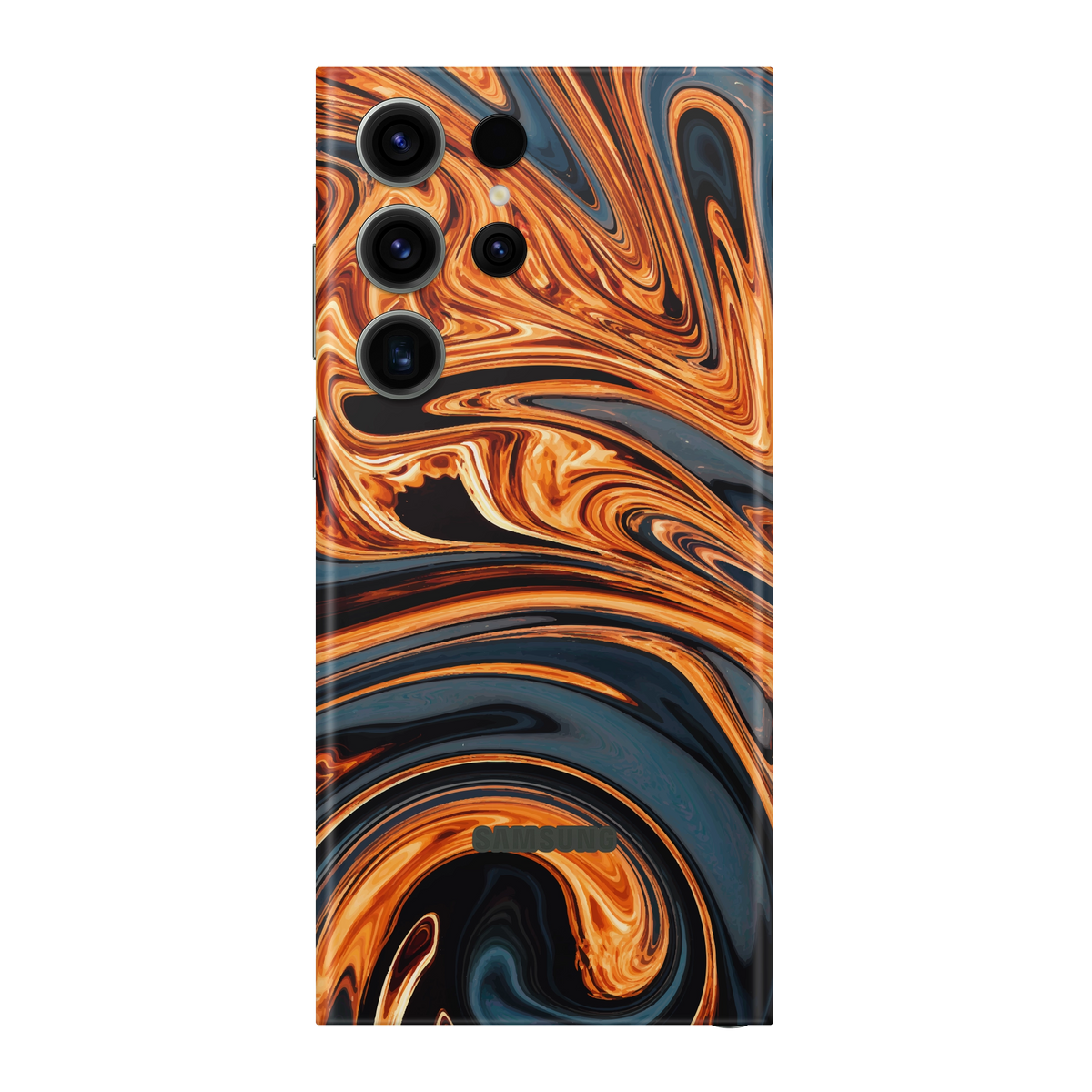 Folie de protectie pentru Samsung Galaxy S23 Ultra, eSkins Signature, Skin Amber Blaze