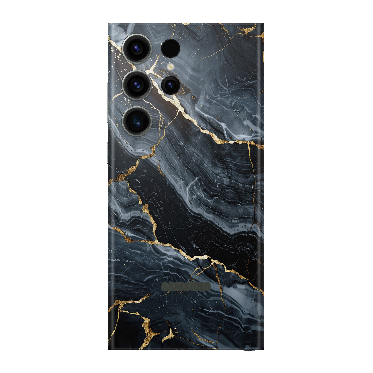 Folie de protectie pentru Samsung Galaxy S23 Ultra, eSkins Signature, Skin Gilded Abyss