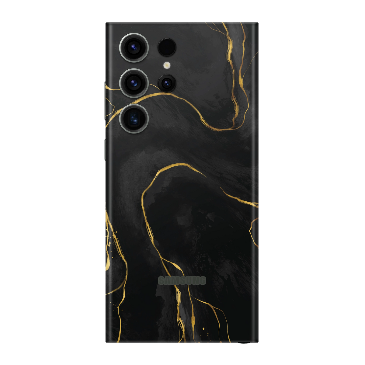 Folie de protectie pentru Samsung Galaxy S23 Ultra, eSkins Signature, Skin Golden Onyx