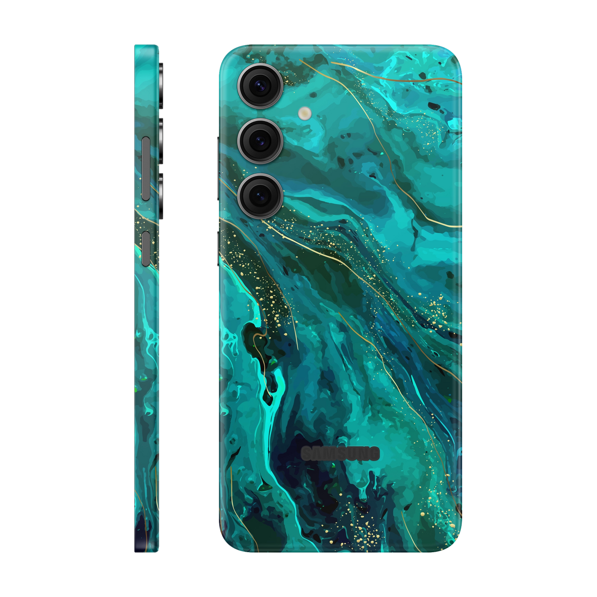 Folie de protectie pentru Samsung Galaxy S24 FE, eSkins Signature, Skin Celestial Lagoon