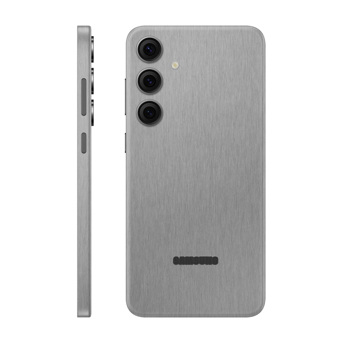 Folie de protectie pentru Samsung Galaxy S24 FE, eSkins Elegans, Skin Metalic Grafit
