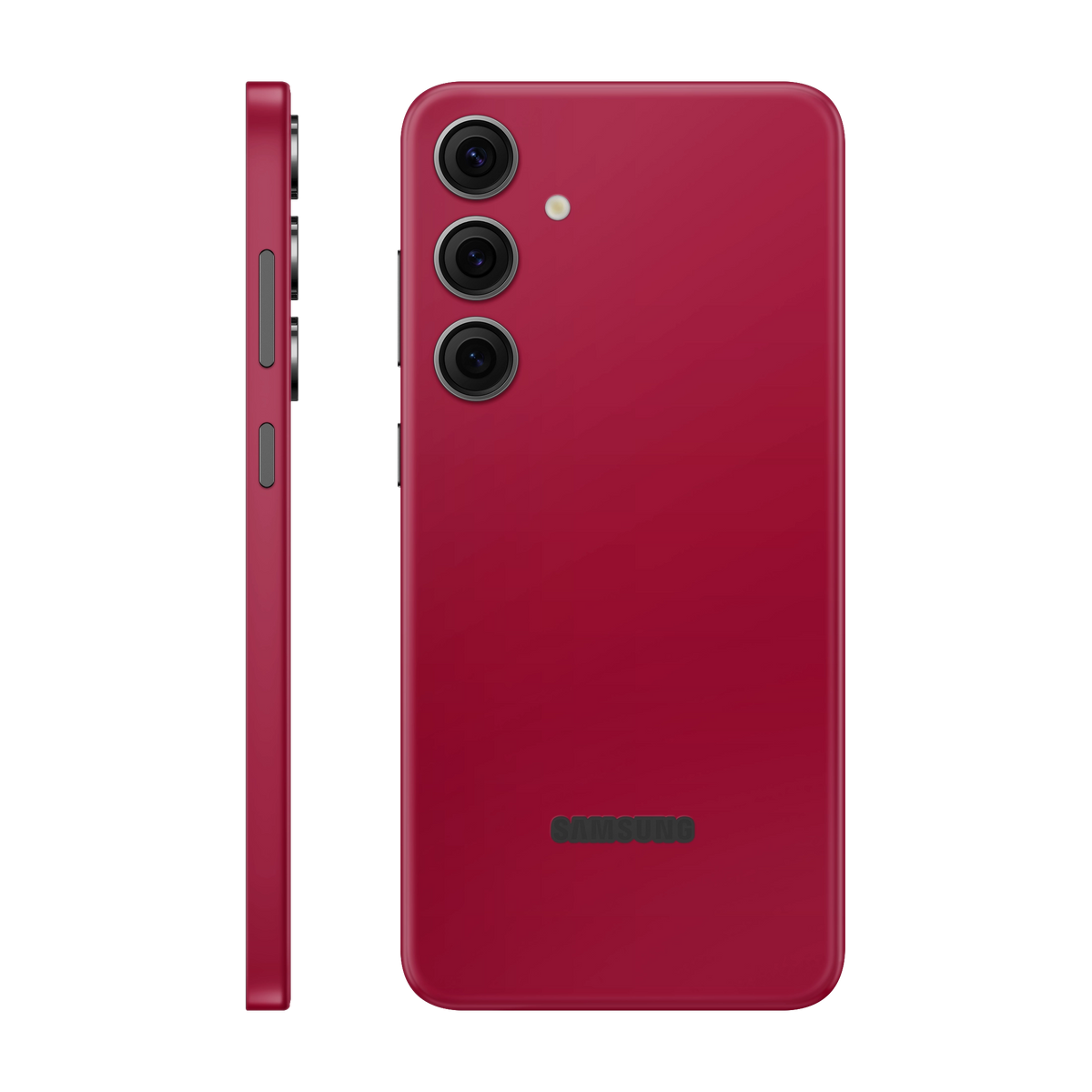 Folie de protectie pentru Samsung Galaxy S24 FE, eSkins Unique, Skin Mat Rosu