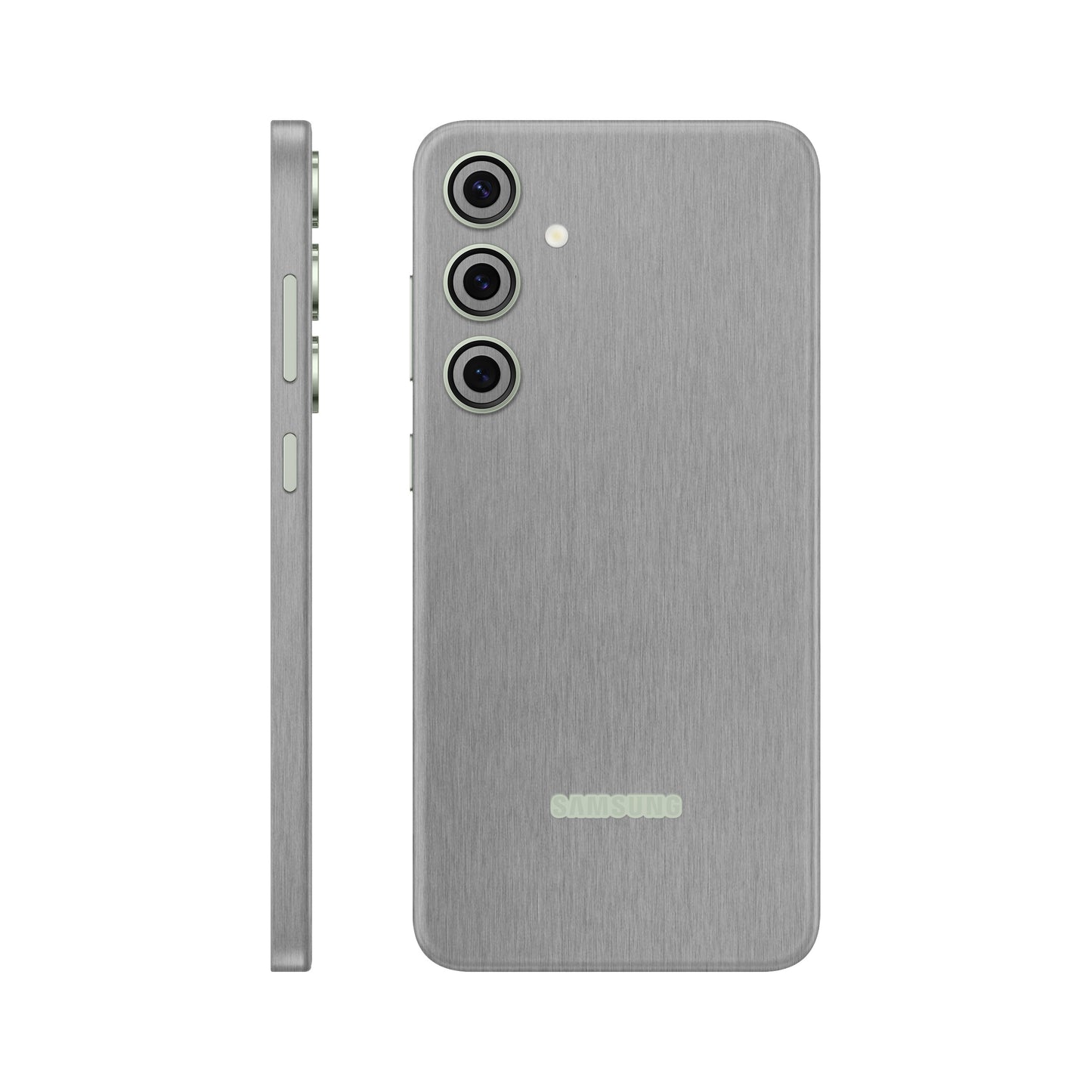 Folie de protectie Samsung Galaxy S24, eSkins Elegans, Skin Metalic Grafit