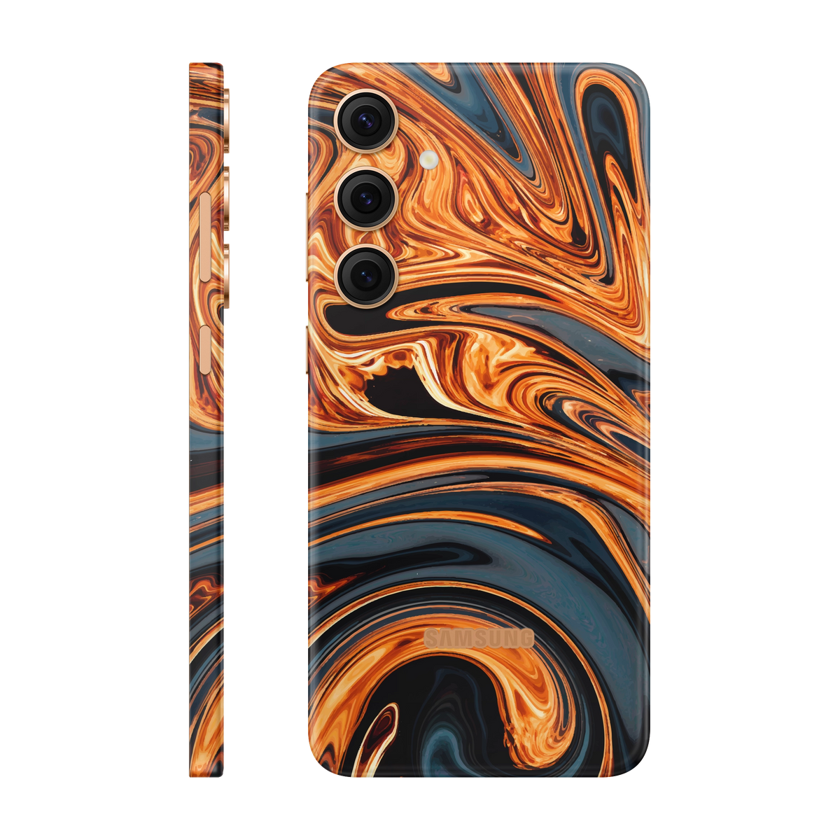 Folie de protectie pentru Samsung Galaxy S24 Plus, eSkins Signature, Skin Amber Blaze