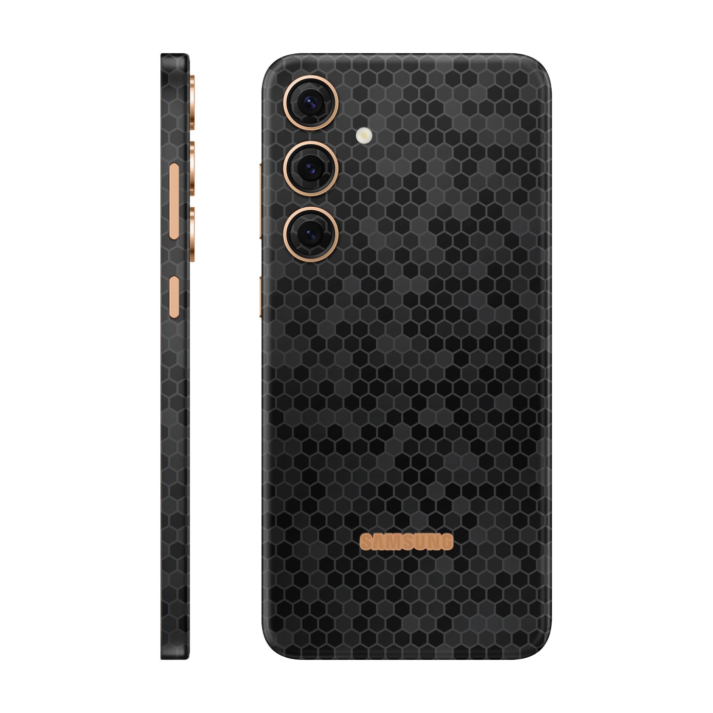 Folie de protectie Samsung Galaxy S24 Plus, eSkins Elegans, Skin Honeycomb Negru