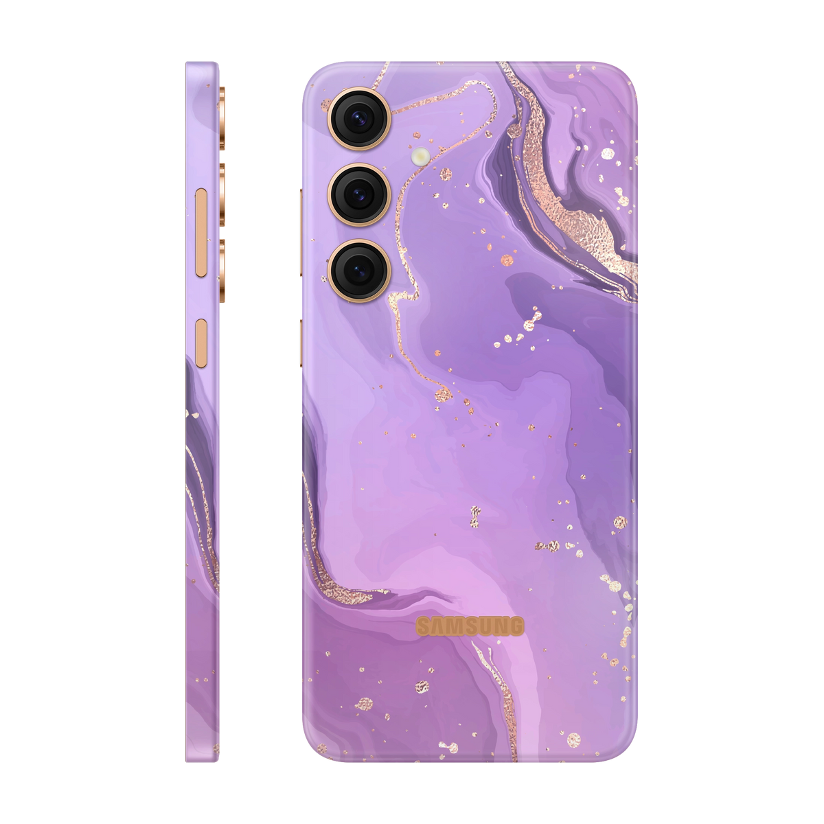 Folie de protectie pentru Samsung Galaxy S24 Plus, eSkins Signature, Skin Lavender Swirl