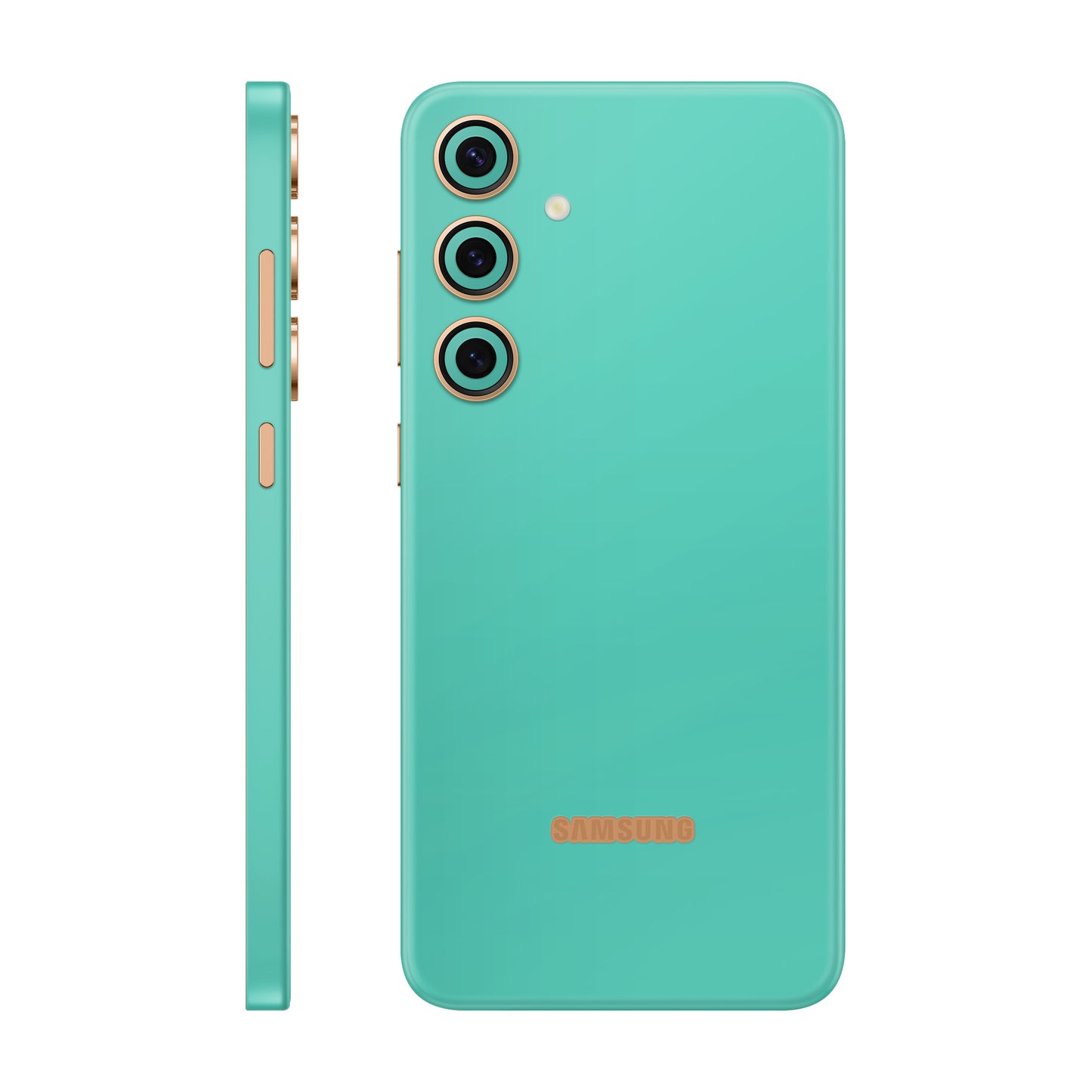 Folie de protectie Samsung Galaxy S24 Plus, eSkins Unique, Skin Mat Verde Menta