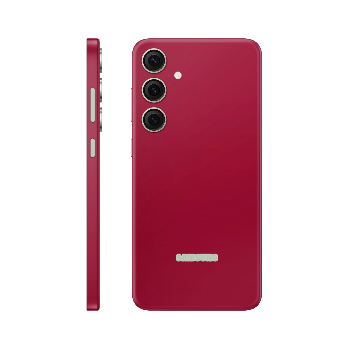Folie de protectie pentru Samsung Galaxy S24, eSkins Unique, Skin Mat Rosu
