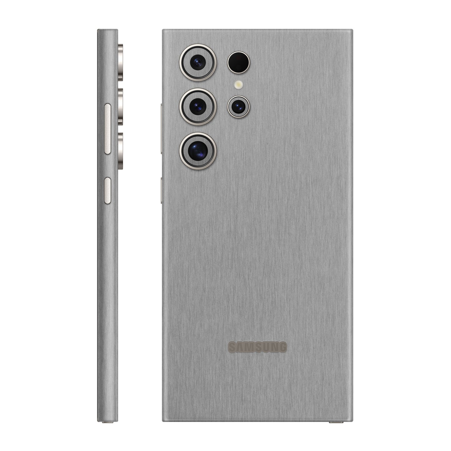 Folie de protectie Samsung Galaxy S24 Ultra, eSkins Elegans, Skin Metalic Grafit