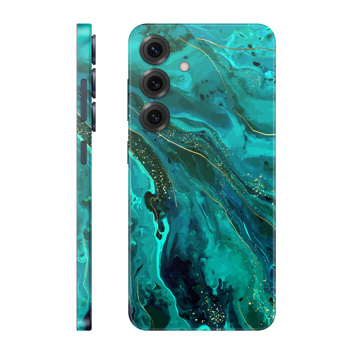 Folie de protectie Samsung Galaxy S25 FE, eSkins Signature, Skin Celestial Lagoon
