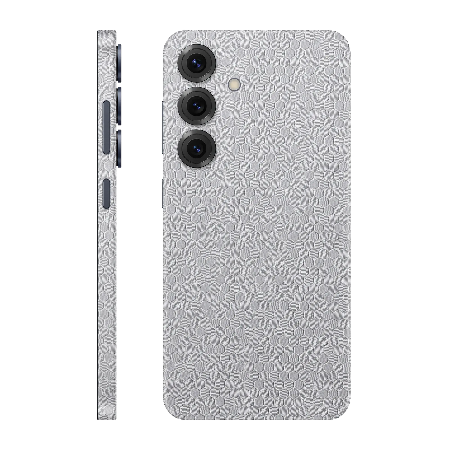 Folie de protectie Samsung Galaxy S25 FE, eSkins Elegans, Skin Honeycomb Gri
