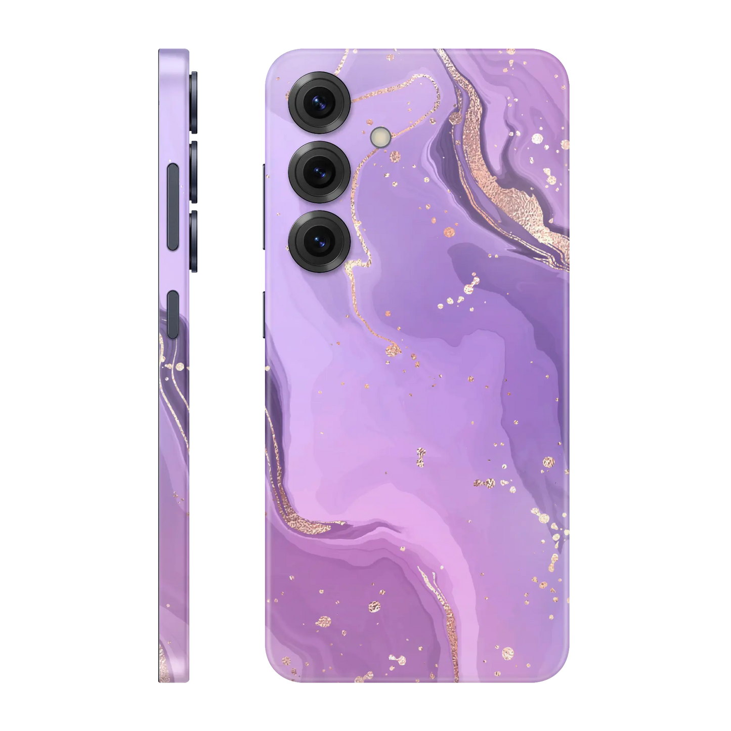 Folie de protectie Samsung Galaxy S25 FE, eSkins Signature, Skin Lavender Swirl