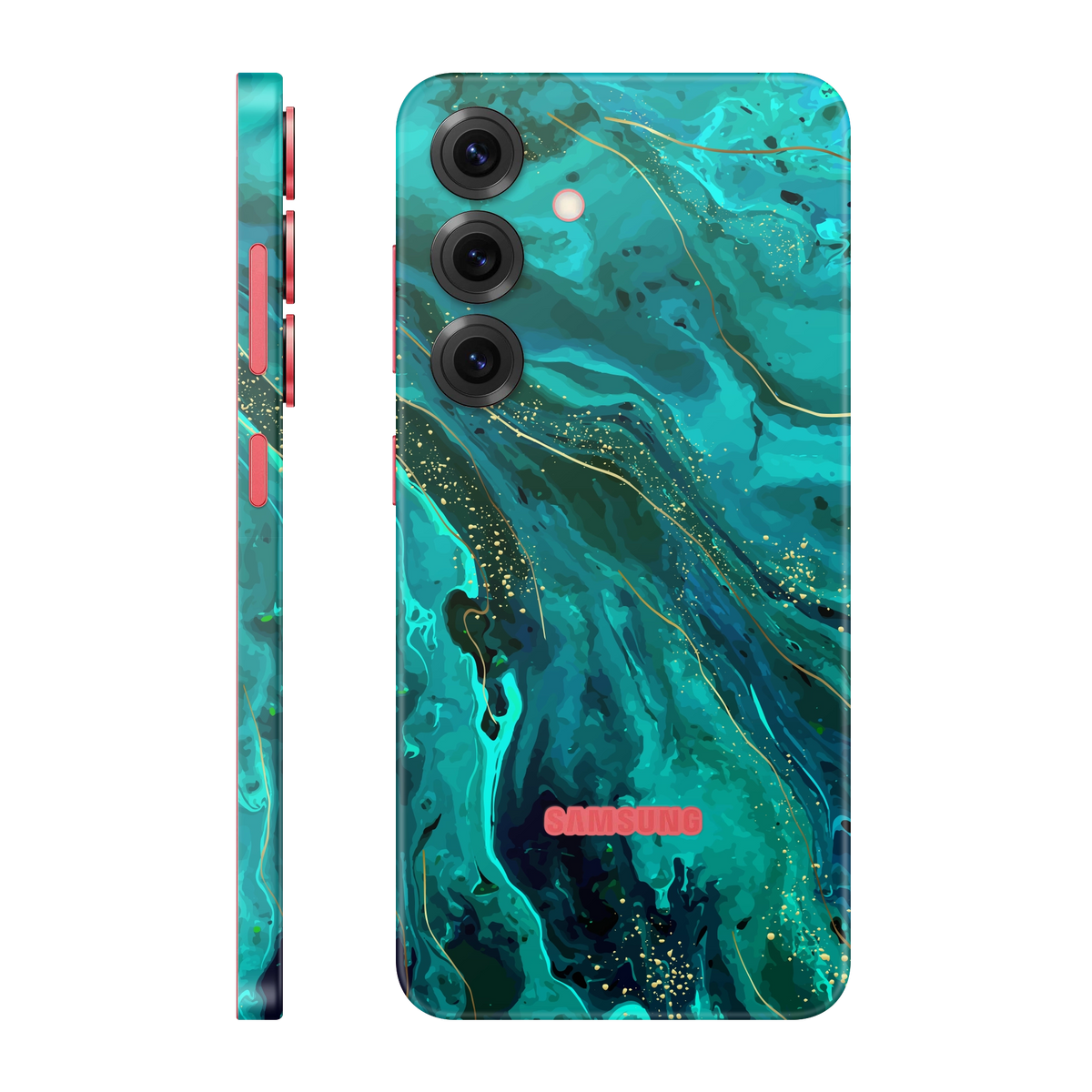 Folie de protectie pentru Samsung Galaxy S25 Plus, eSkins Signature, Skin Celestial Lagoon