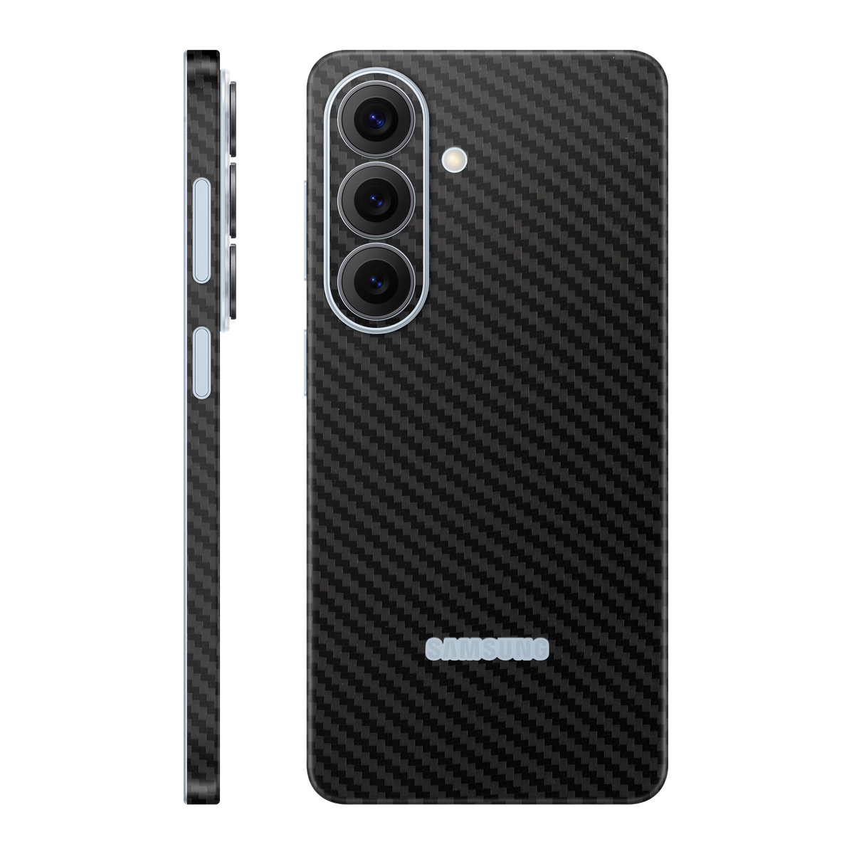 Folie de protectie pentru Samsung Galaxy S26 Plus, eSkins Elegans, Skin Carbon Negru