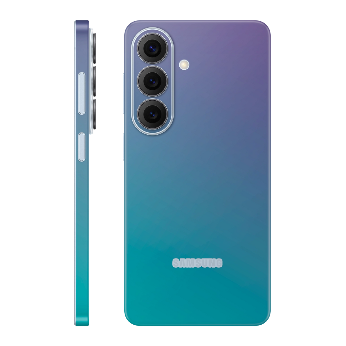 Folie de protectie pentru Samsung Galaxy S26 Plus, eSkins Unique, Skin Cameleon Turcoaz-Lavanda