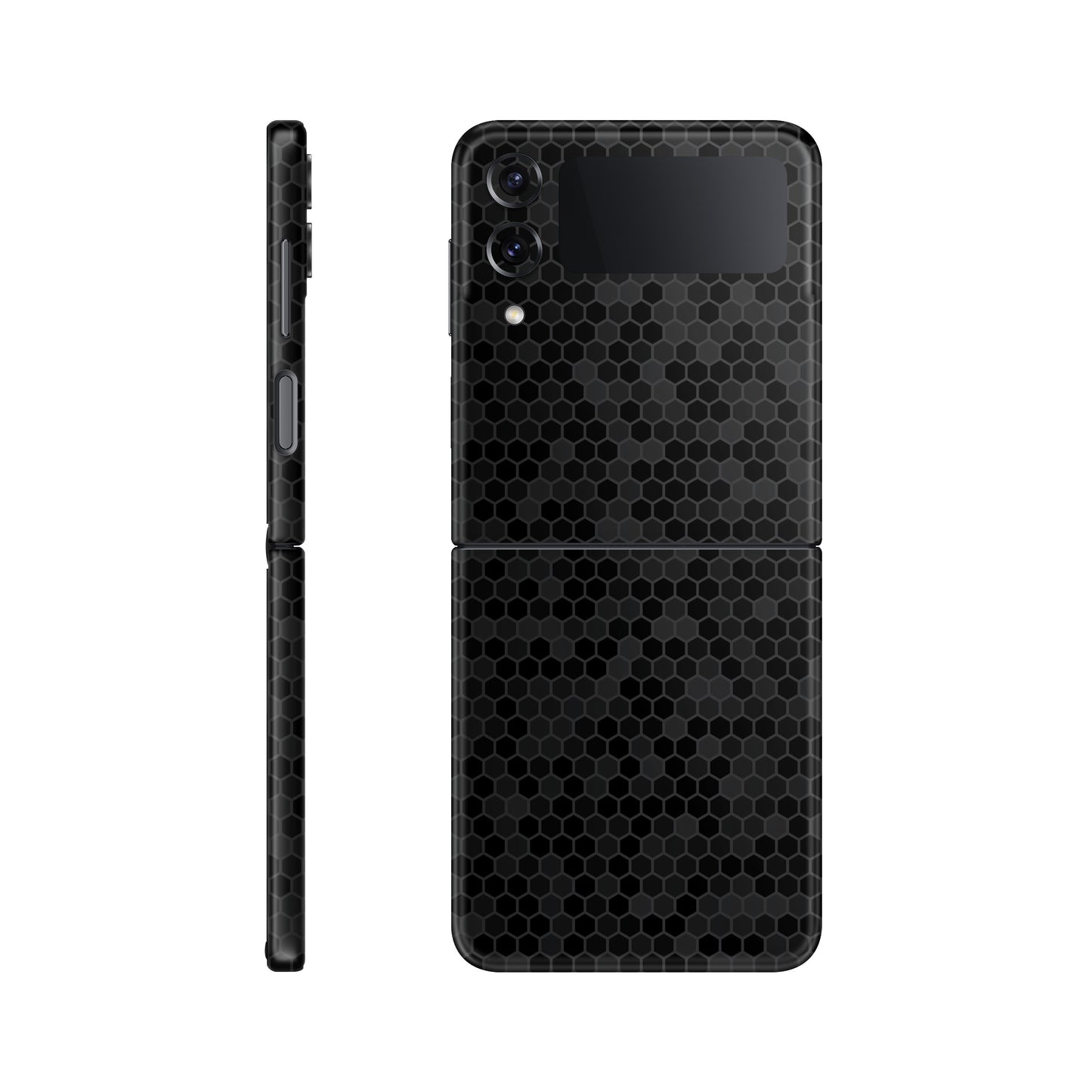 Skin Samsung Galaxy Z Flip 3, Honeycomb 3D Black