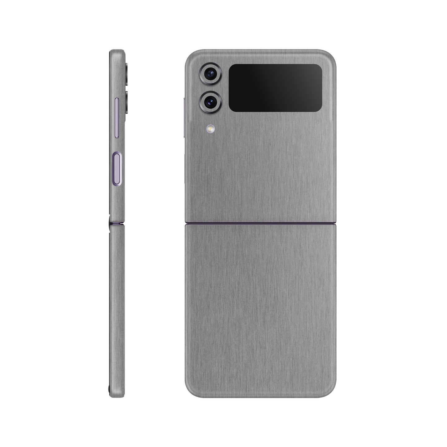 Folie de protectie Samsung Galaxy Z Flip 4, eSkins Elegans, Skin Metalic Grafit