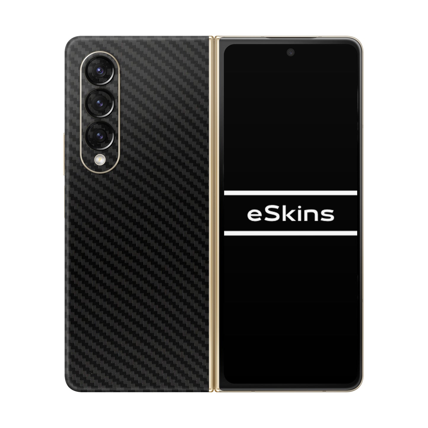 Skin Samsung Galaxy Z Fold 3, Carbon 3D Black