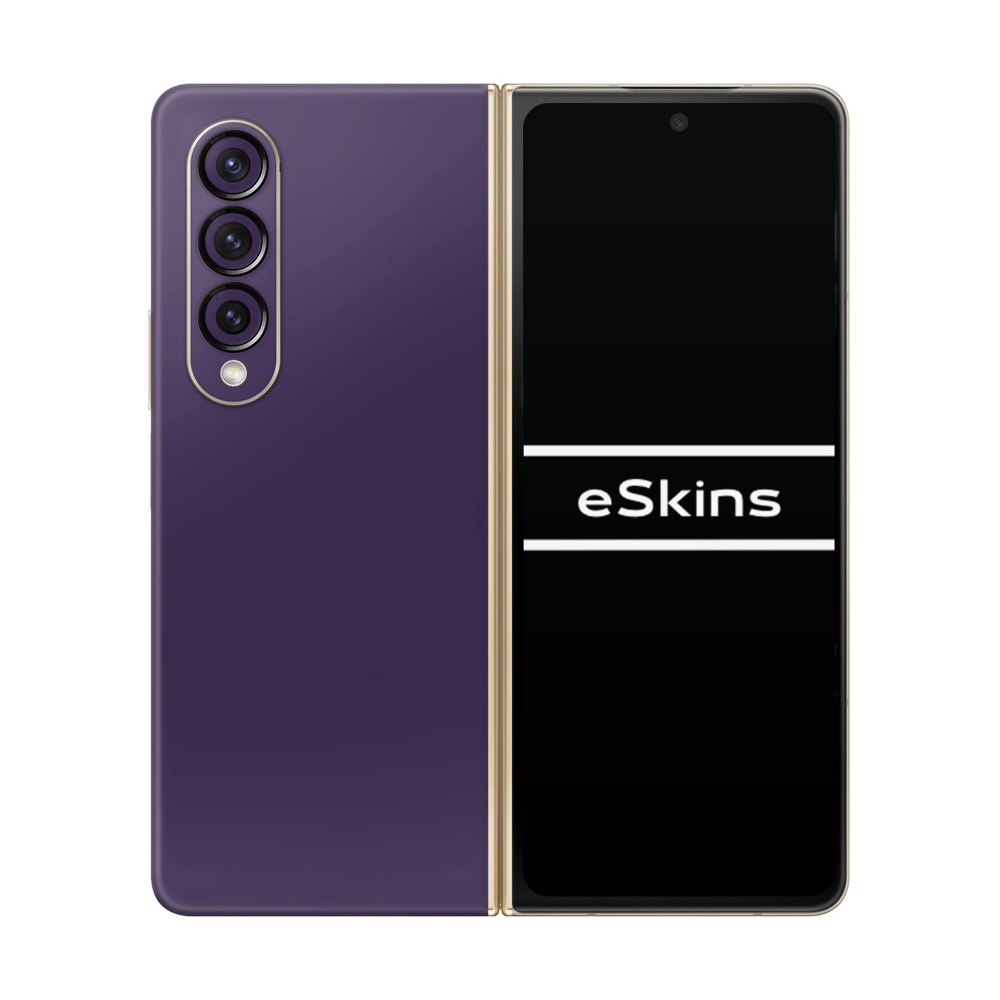 Skin Samsung Galaxy Z Fold 3, Matt Metallic Purple
