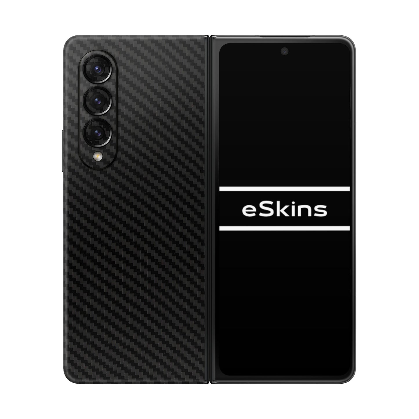 Skin Samsung Galaxy Z Fold 4, Carbon 3D Black