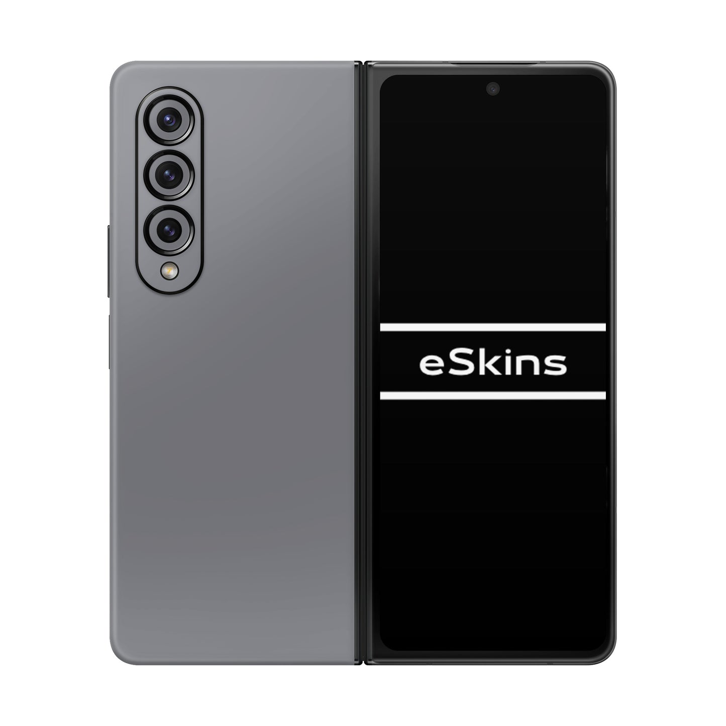 Folie de protectie Samsung Galaxy Z Fold 4, eSkins Unique, Skin Mat Gri