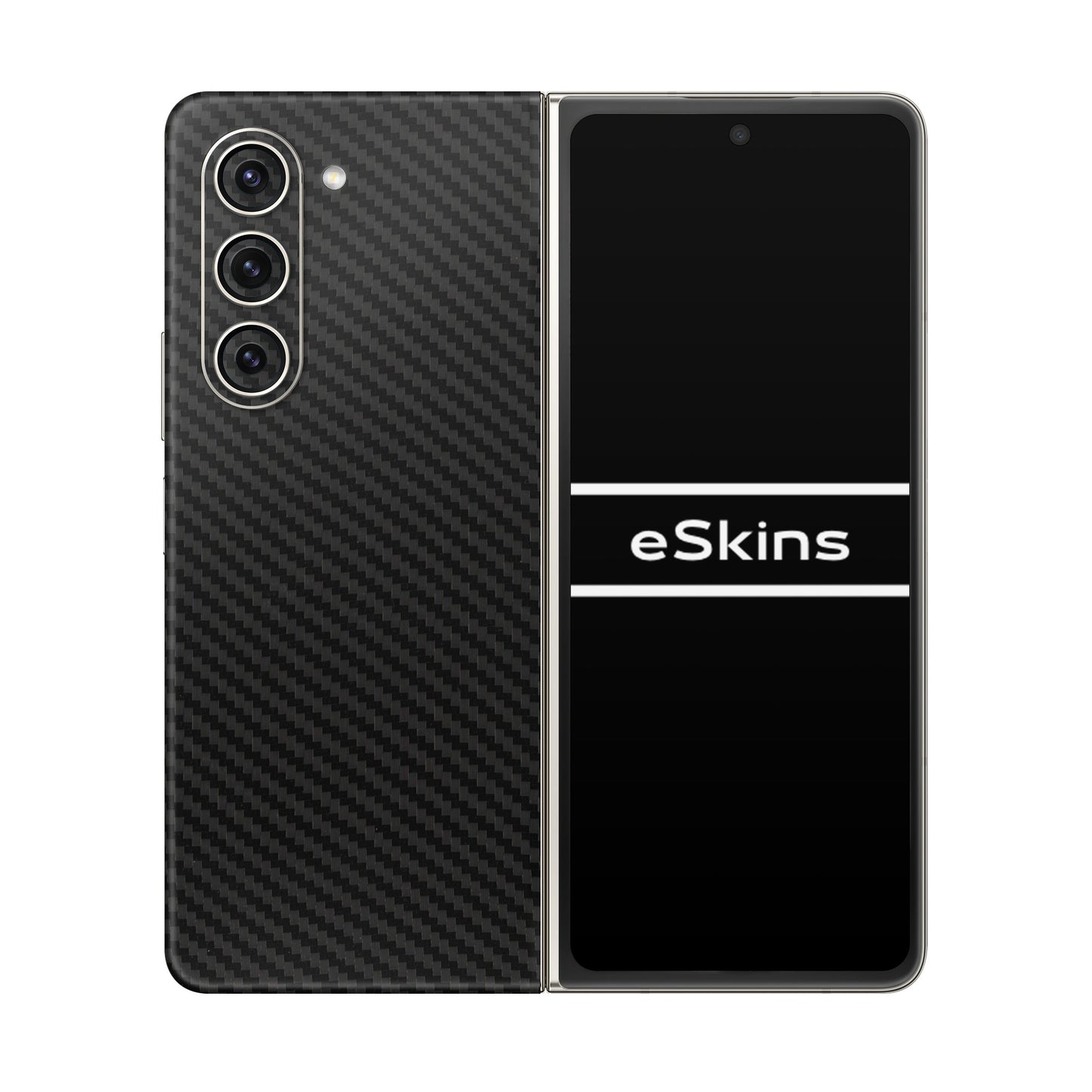 Skin Samsung Galaxy Z Fold 5, Carbon 3D Black