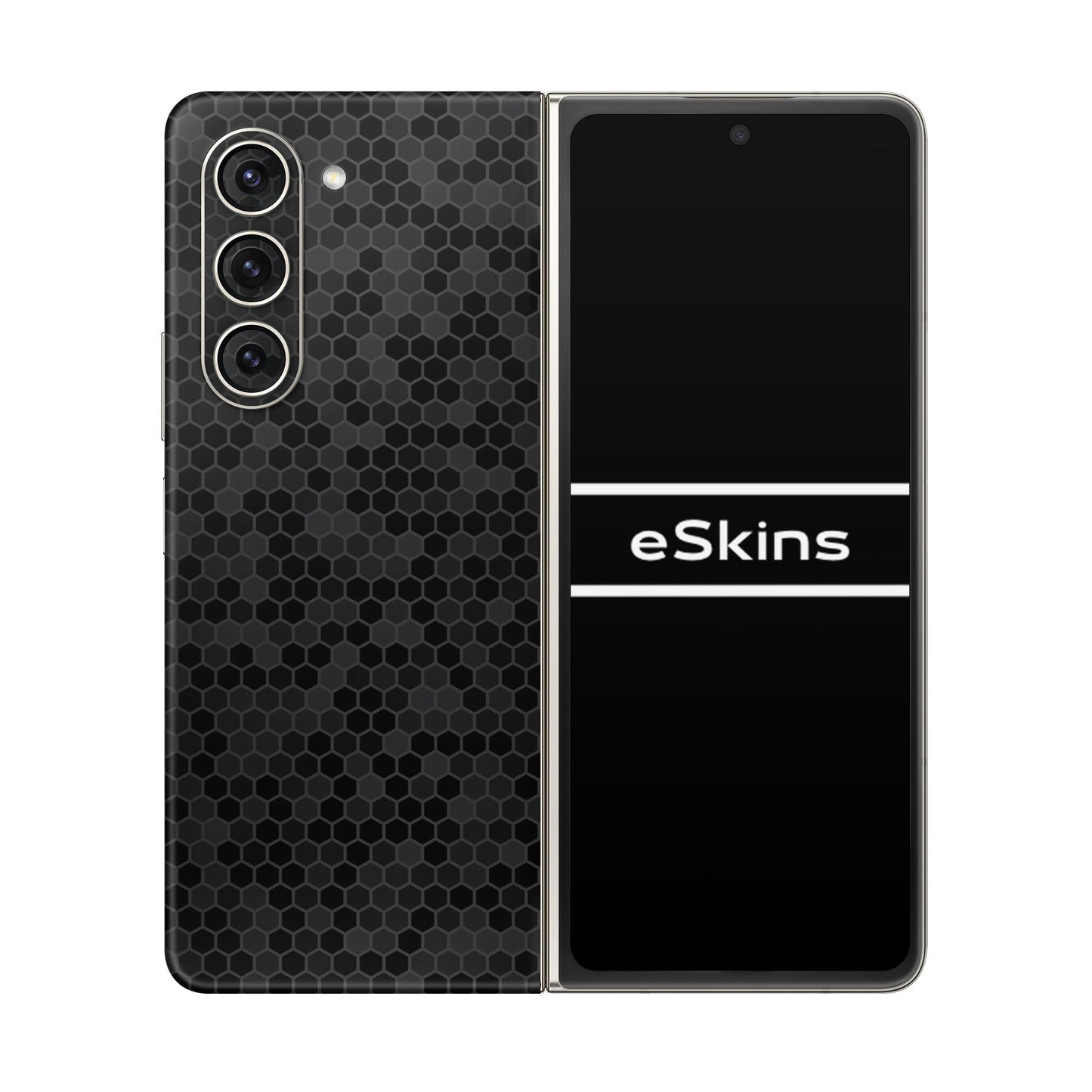 Skin Samsung Galaxy Z Fold 5, Honeycomb 3D Black