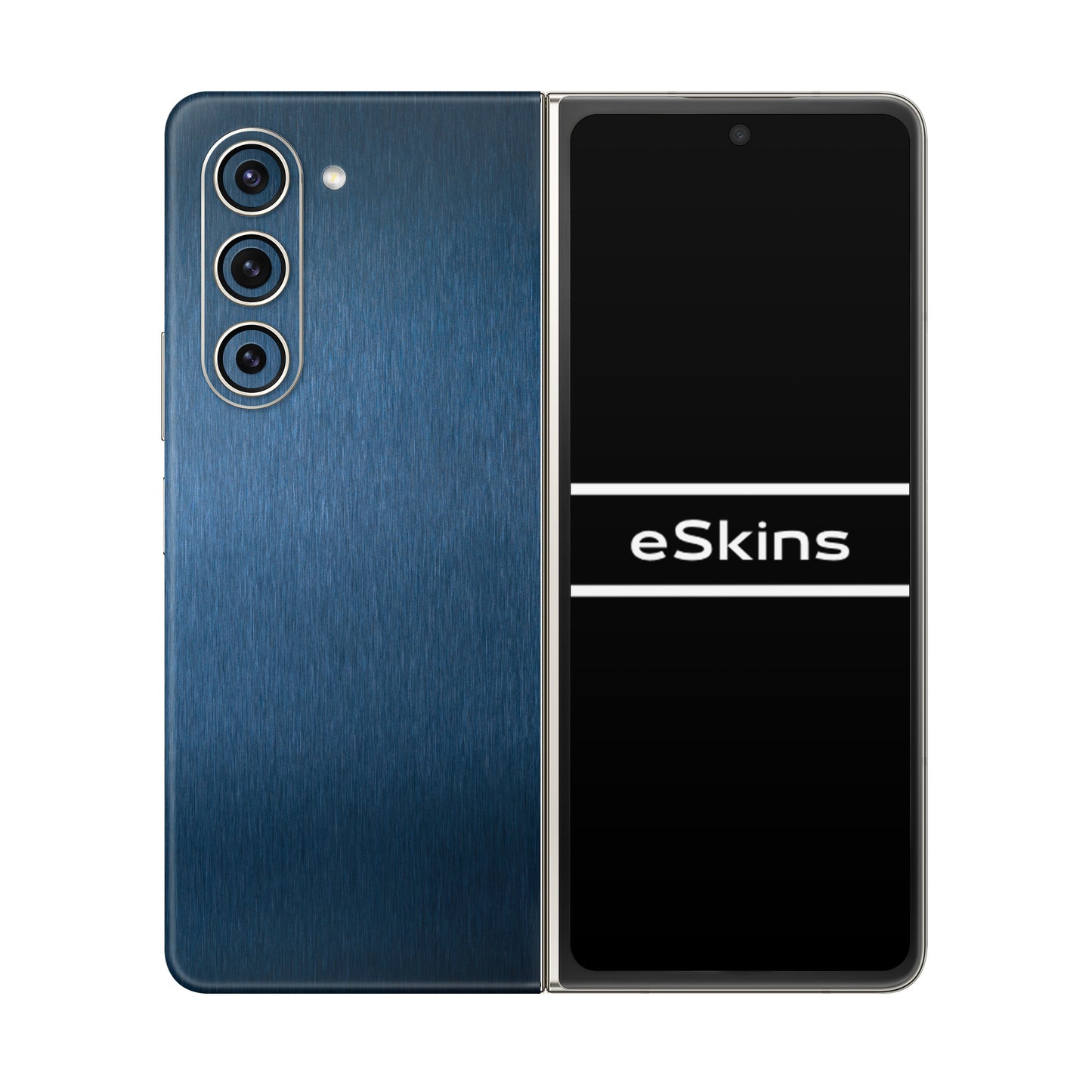 Skin Samsung Galaxy Z Fold 5, Metallic 3D Blue