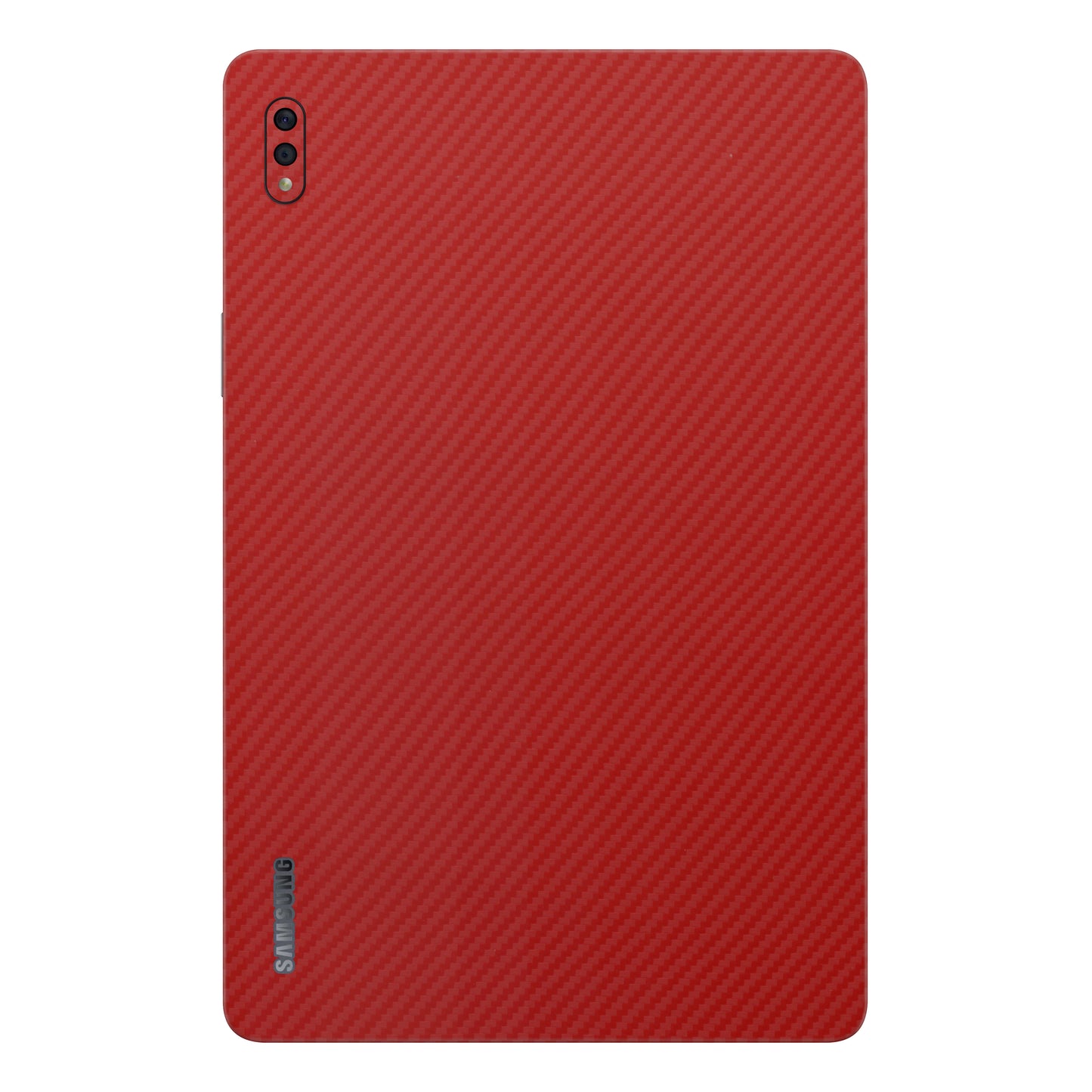 Folie de protectie Samsung Tab S8 Ultra, eSkins Elegans, Skin Carbon Rosu