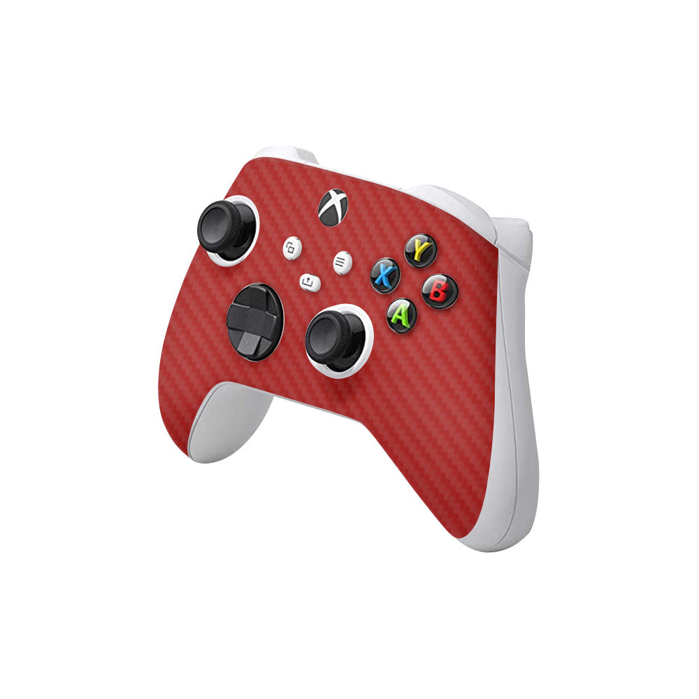 Folie de protectie Controller Xbox Series S (2020), eSkins Elegans, Skin Carbon Rosu