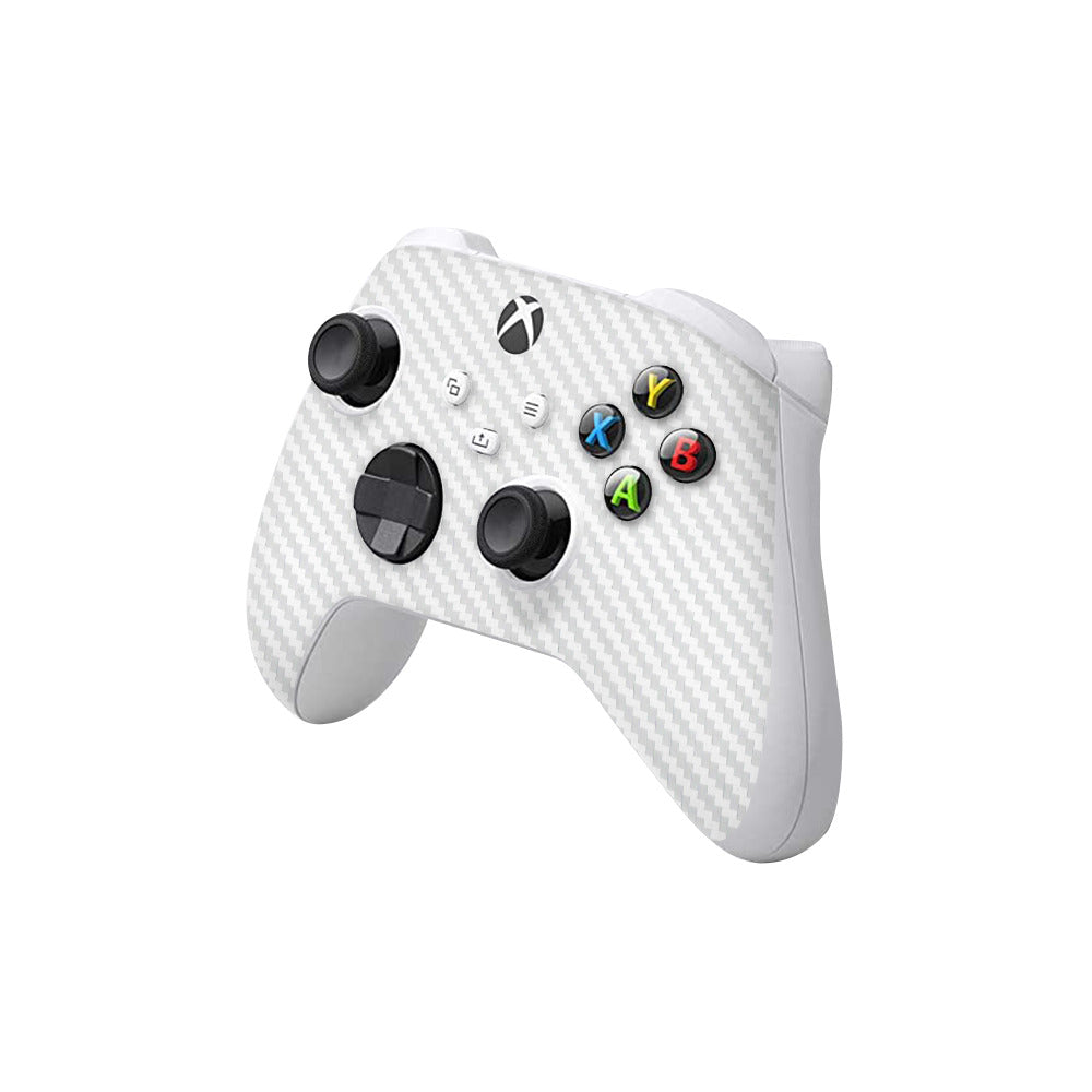 Folie de protectie Controller Xbox Series S (2020), eSkins Elegans, Skin Carbon Alb