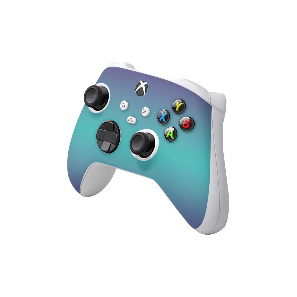 Folie de protectie Controller Xbox Series S (2020), eSkins Unique, Skin Cameleon Turcoaz-Lavanda