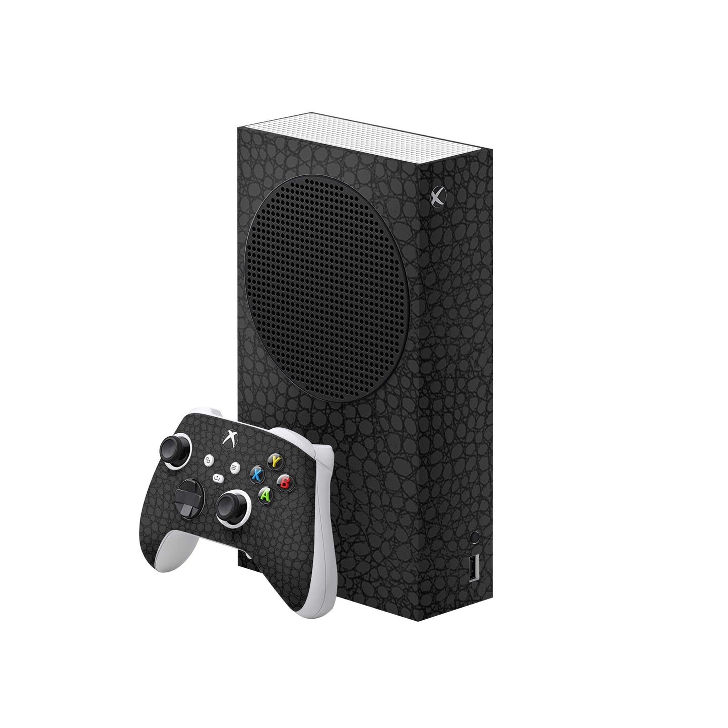 Skin Xbox Series S (2020), Croco 3D Black
