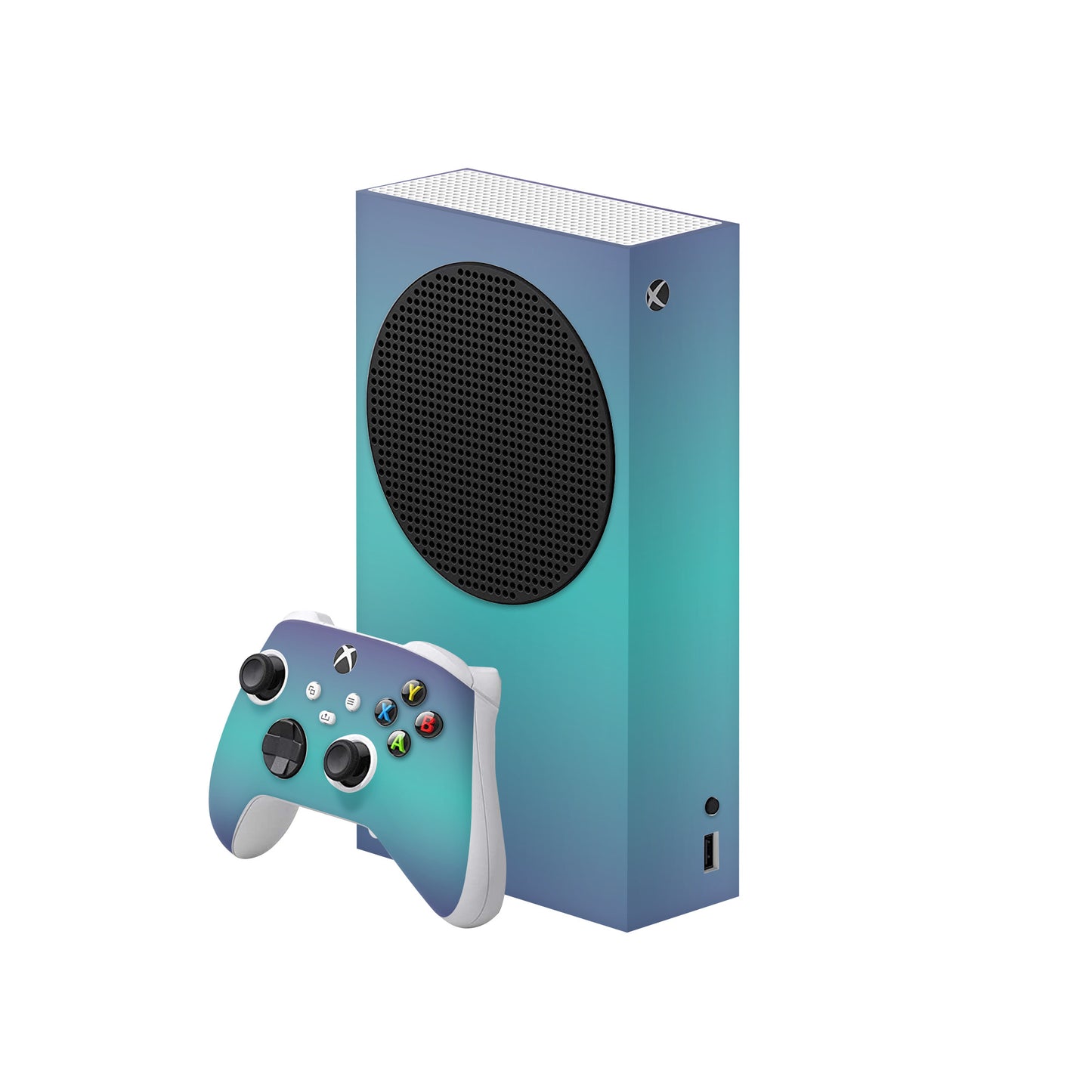 Folie de protectie Xbox Series S (2020), eSkins Unique, Skin Cameleon Turcoaz-Lavanda