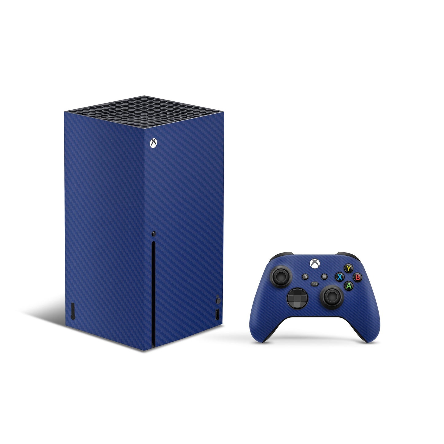 Skin Xbox Series X (2020), Carbon 3D Blue
